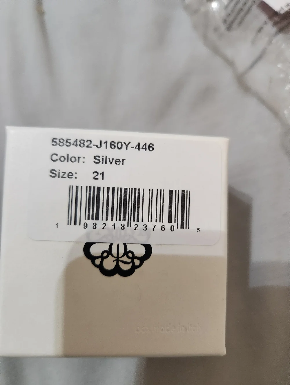 Alexander McQueen Silver Safety Pin Ring Size 21 Italy